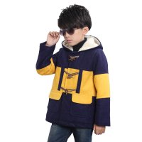 萌衣萌裤 童装冬装中小童装男童毛呢外套加厚长款呢子大衣1922