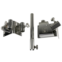 刀客钓箱配件三件套加厚不锈钢一体化炮台架鱼护架饵盒架台钓箱