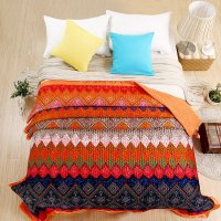 白马王子 新款宜家加厚天鹅绒可水洗床盖床罩毛毯