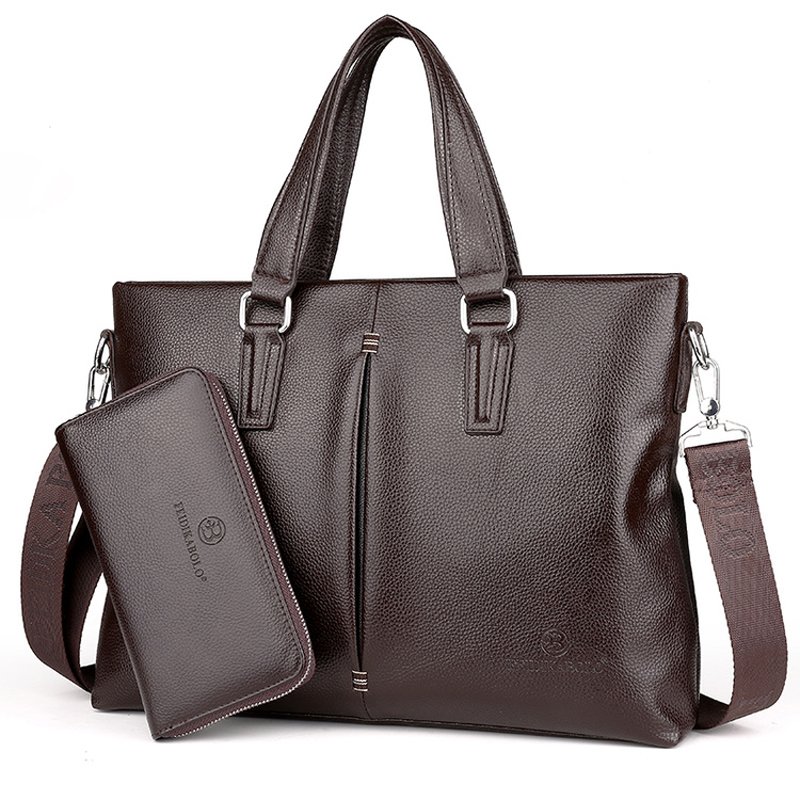 送手包 夏季新款男士手提包时尚商务公文包休闲电脑包欧美时尚风8922