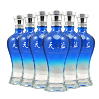 洋河(YangHe) 蓝色经典 天之蓝 52度 480ml*6瓶整箱 浓香型白酒