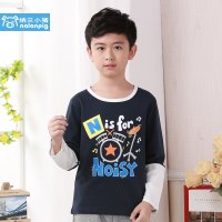 纳兰小猪童装男童长袖t恤2015秋装新款中大童韩版长袖打底衫潮