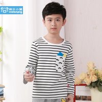 纳兰小猪童装2015秋装男童长袖T恤儿童t恤长袖中大童圆领t恤韩版110-160