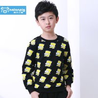 纳兰小猪童装男童卫衣2015秋装新款 儿童长袖 男童套头卫衣
