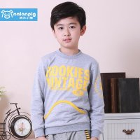 纳兰小猪儿童卫衣秋装新款男童上衣 中大童装韩版套头卫衣110-160