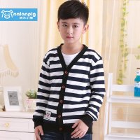 纳兰小猪童装男童外套 2015秋装新款外套 中大儿童开衫韩版潮110-160