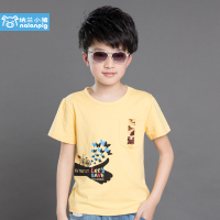 纳兰小猪童装2016夏季男童短袖T恤