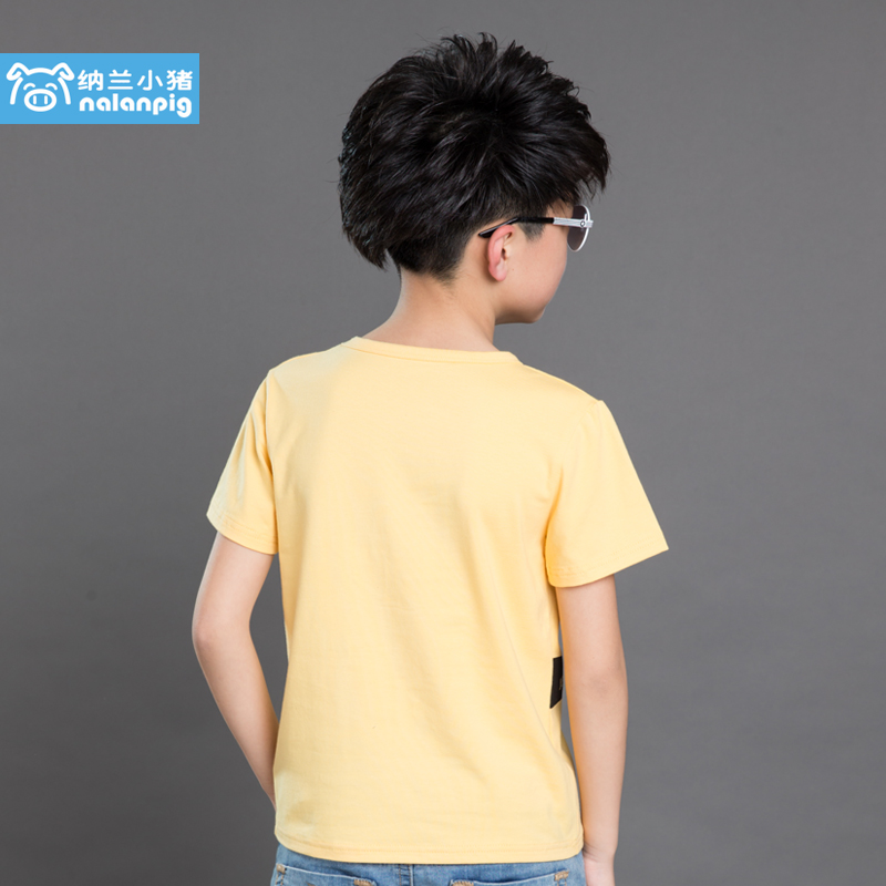 纳兰小猪童装2016夏季男童短袖T恤