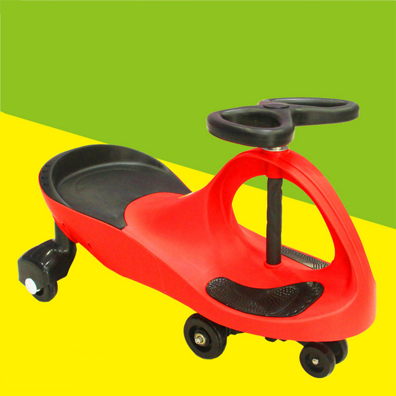 小伯乐儿童扭扭车静音闪光轮滑板车带音乐玩具车