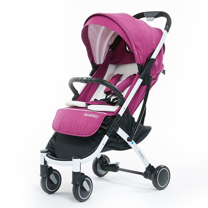 宝宝婴儿推车一键折叠可坐可躺婴儿车高景观便携新生儿童推车图片