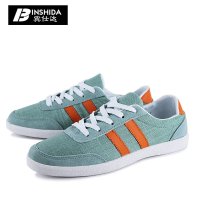 宾仕达2015年秋季新款秋夏季韩版透气板鞋学生潮流运动休闲鞋磨砂系带男鞋帆布潮鞋