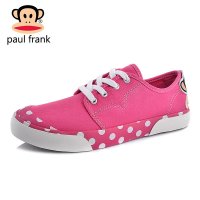 Paul Frank/大嘴猴帆布鞋系带休闲女鞋学生板鞋 PJD52SL8133