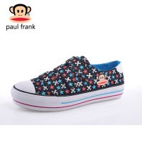 Paul Frank/大嘴猴女鞋魔术贴帆布鞋五角星潮鞋 PJD52SL8203