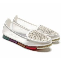 盾狐浅口平底单鞋女韩版潮蕾丝网纱时尚休闲女鞋套脚2016春季新款