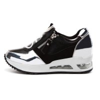 盾狐透气运动鞋女跑步鞋潮韩版学生休闲鞋女乐福鞋2016春女鞋单鞋 9391