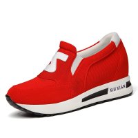 盾狐休闲板鞋运动鞋女学生潮韩版潮乐福鞋女內增高单鞋2016女鞋春8551