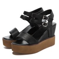 2016春夏季新款女鞋韩版松糕休闲鞋子百搭凉鞋女坡跟夏天高跟鞋潮1882