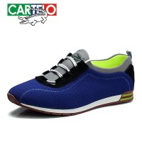 卡帝乐鳄鱼运动休闲男鞋子四季透气男士网鞋春秋阿甘网面旅游潮鞋A192332