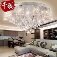 千歌led吸顶灯客厅灯大气水晶灯温馨卧室灯阳台灯过道灯饰餐厅灯具