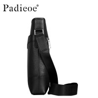 Padieoe斜挎跨男包真皮单肩包头层牛皮包休闲商务包男士包包小包