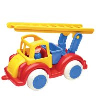 瑞典进口维京唯精儿童益智玩具江波系列--消防车 仿真儿童工程车 宝宝1-6岁认知玩具车