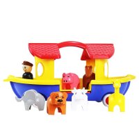 瑞典维京唯精儿童益智玩具诺亚方舟故事玩具 进口环保仿真宝宝1-6岁可拖拉玩具