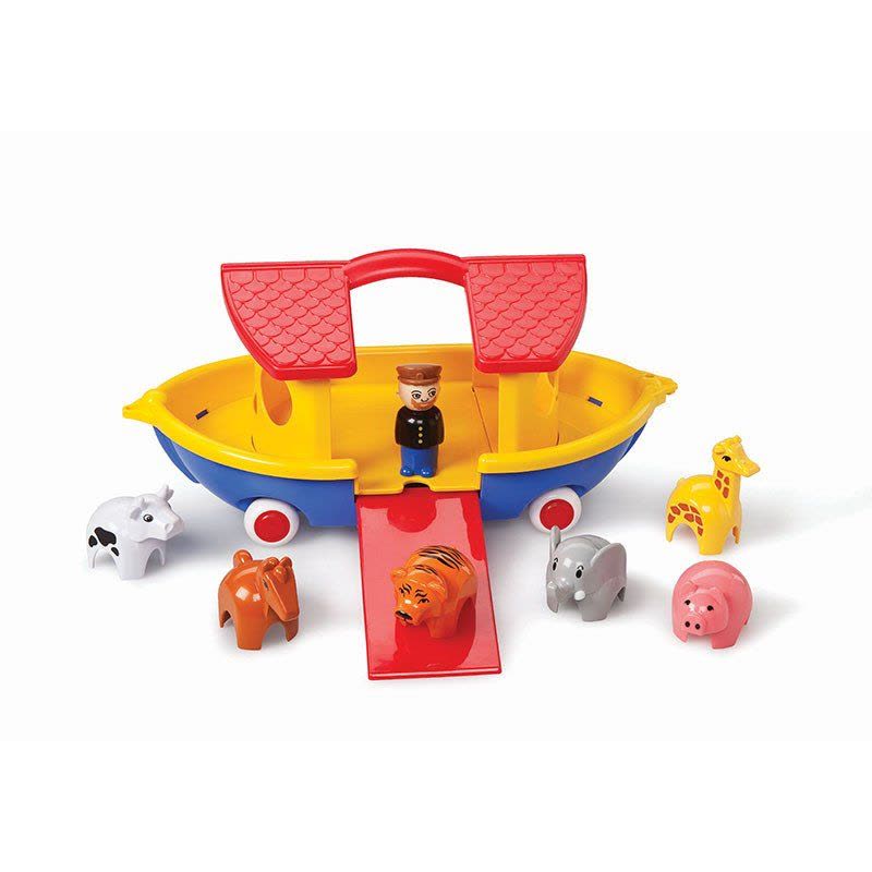 瑞典维京唯精儿童益智玩具诺亚方舟故事玩具 进口环保仿真宝宝1-6岁可拖拉玩具图片