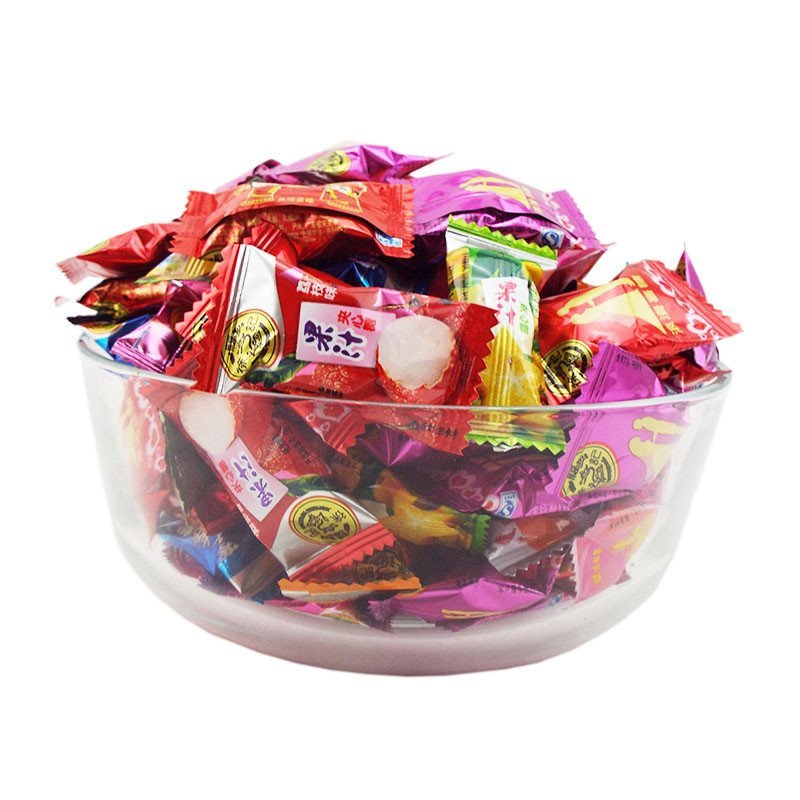 包邮 徐福记 糖果喜庆糖硬糖 散装称500g 新年糖果婚礼婚庆喜糖