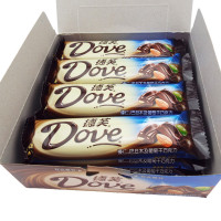 包邮 德芙(Dove)榛仁巴旦木及葡萄干巧克力 盒装 516g（12条×43g）...