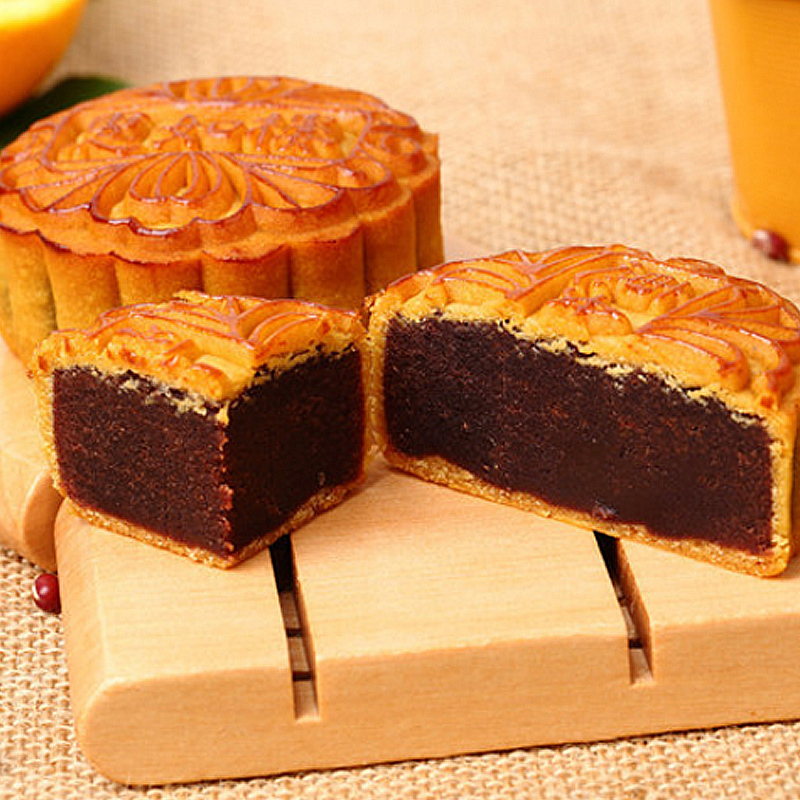 莲香楼豆沙月饼1875g单个装中秋月饼点心送礼糕点零食下午茶