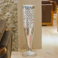 包邮落地超大花瓶 简约现代客厅欧式创意家居软装艺术摆件 军绿色