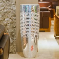 包邮欧式陶瓷花瓶大号 工艺品摆设家居饰品 客厅复古落地花瓶摆件 军绿色