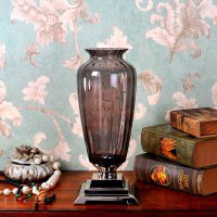 简约欧式现代家居用品干花花插 创意透明花瓶 玻璃花瓶套装 摆件 单只花瓶E92