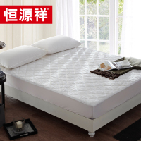 恒源祥全棉贡缎床垫 夏季薄款席梦思保护套1.5m1.8米床单双人褥子