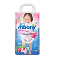 MOONY尤妮佳 日本原装进口版拉拉裤大号L44女宝宝[9-14kg]