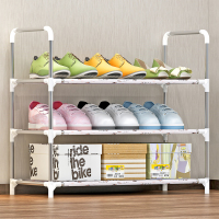 亚思特三层实用层架 储物架 防锈钢管收纳架 架子 储物架 鞋架 xj-A03