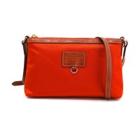 TITAN 钛德 曼哈顿系列进口尼龙配牛皮LOGO女士斜挎包
