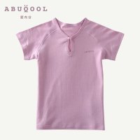 爱布谷男女童家居服上衣夏宝宝短袖t恤外出服儿童背心空调服