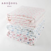 爱布谷纯棉纱布婴儿被子空调被儿童秋冬被子宝宝盖毯新生儿包被