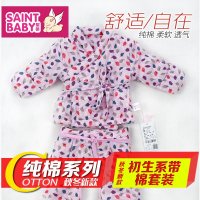 圣婴新品-6301-初生系带棉套装