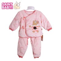 圣婴婴儿系带棉套装