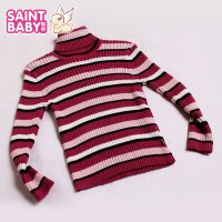 圣婴爱心天使高领毛衣