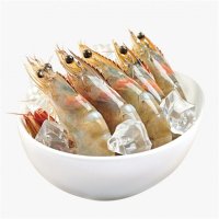 厄瓜多尔进口白虾 南美虾新鲜冷冻 40/50 (20-25尾每斤）1.8kg