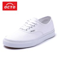 OCTO小白鞋系带帆布鞋韩版男女情侣秋冬新款休闲板鞋时尚学生鞋