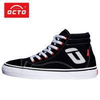 正品OCTO新款SK8 HI帆布鞋男女秋冬黑白经典潮款 滑板鞋