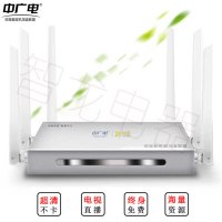 中广电免费直播网络机顶盒 六天线金属私模无线wifi八核4K高清播放器直播电视机顶盒电视盒子自带路由器功能