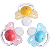 日康 安抚奶嘴婴儿硅胶安睡奶嘴新生儿宝宝安抚奶嘴带盒3-6个月 RK-N7002*2个装【颜色随机】