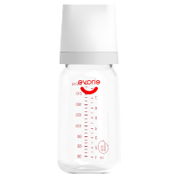 爱得利婴儿奶瓶儿玻璃新生儿奶瓶喂水小奶瓶宽口径奶瓶大宝宝240ML[EA-302]