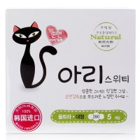 韩国进口 娜日舒280mm量多型卫生巾 5片*3盒