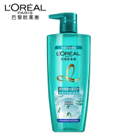 欧莱雅透明质酸水润去屑洗发露(倍爽) 持久净爽去屑控油保湿无硅油洗发水